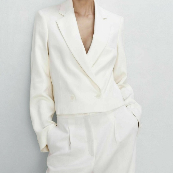 cropped blazer zara